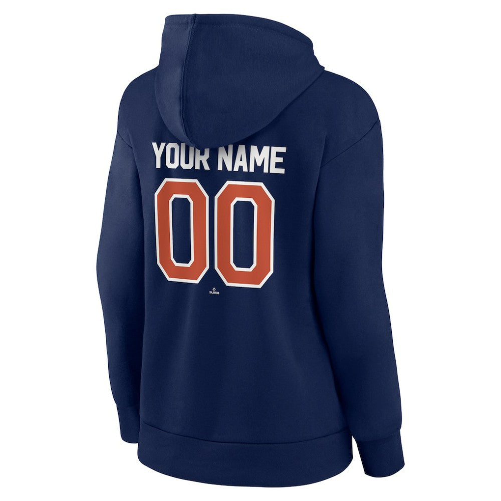 Houston Astros Women's Personalized Team Winning Streak Pullover Hoodie - Navy Hoodies