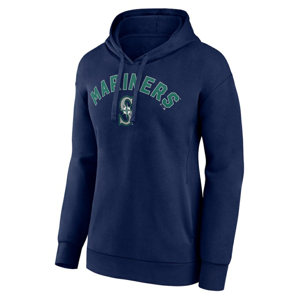 Seattle Mariners Women's Personalized Team Winning Streak Pullover Hoodie - Navy Hoodies