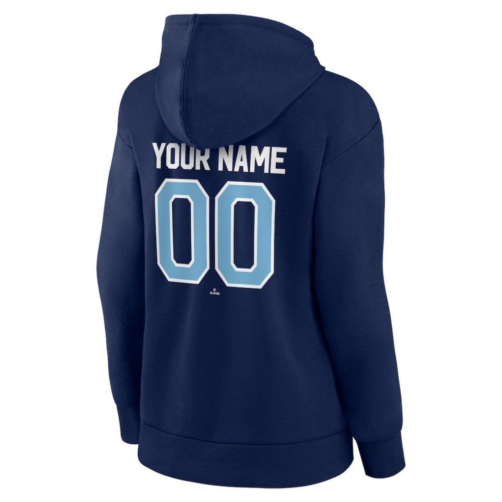 Tampa Bay Rays Women's Personalized Team Winning Streak Pullover Hoodie - Navy Hoodies