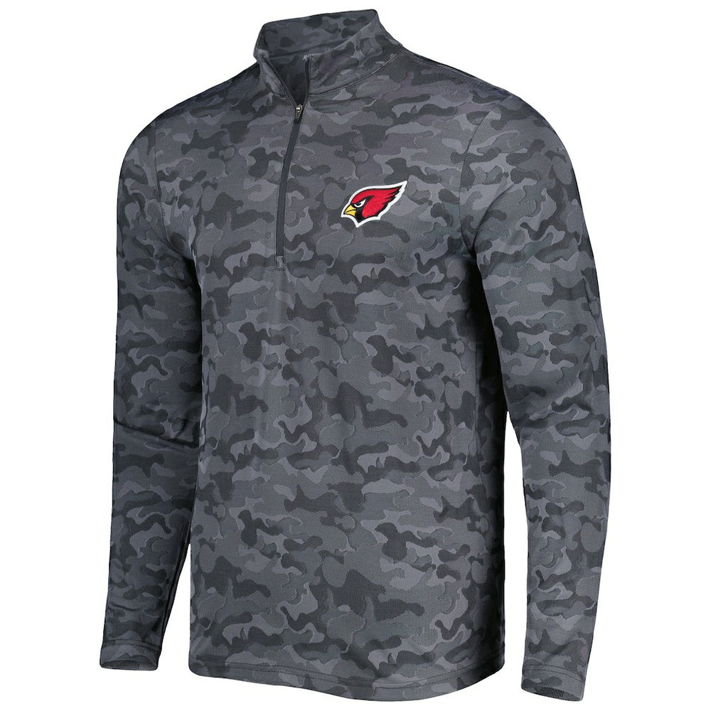 Arizona Cardinals Antigua Brigade Quarter-Zip Sweatshirt Black