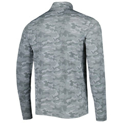 Buffalo Bills Antigua Brigade Throwback Quarter-Zip Top Gray