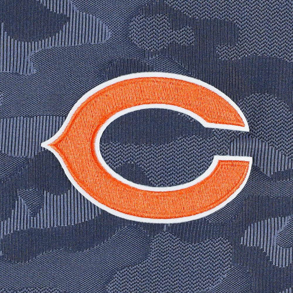 Chicago Bears Antigua Brigade Quarter-Zip Sweatshirt Navy