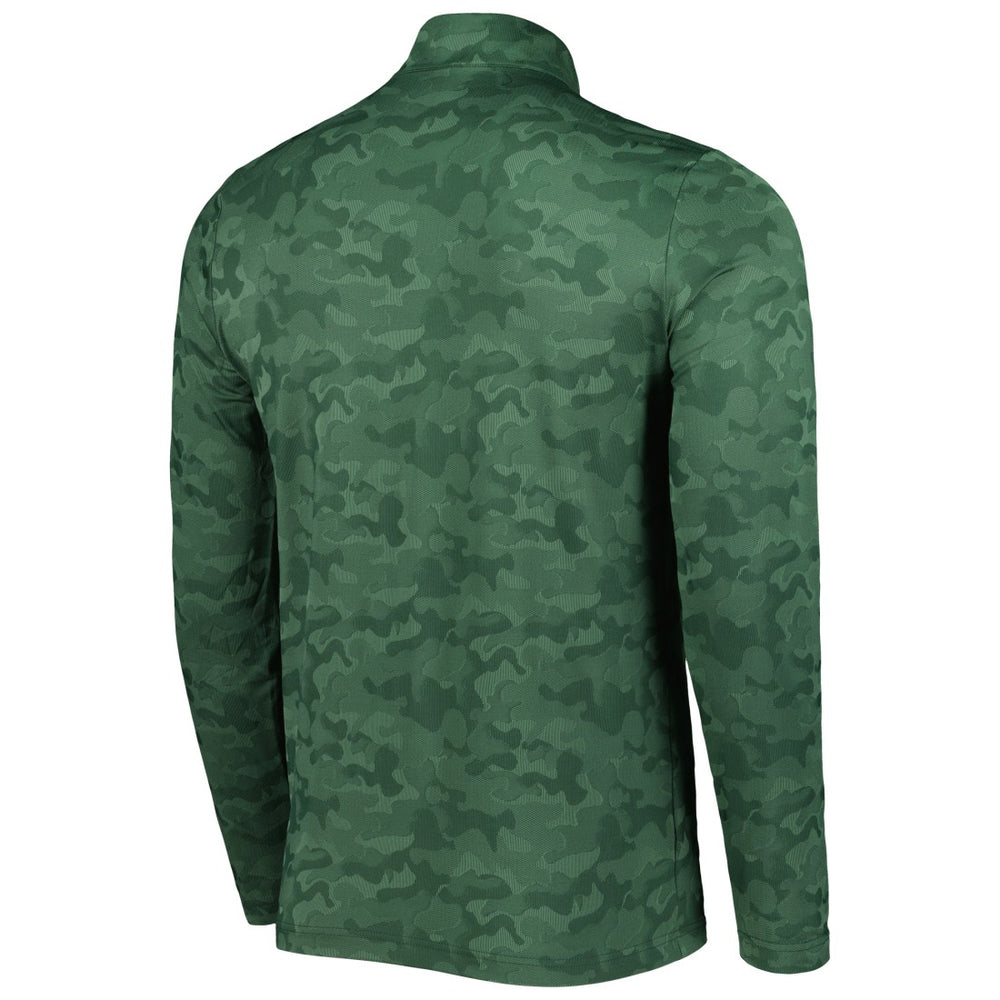 Green Bay Packers Antigua Brigade Quarter-Zip Sweatshirt Green