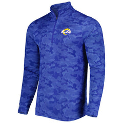 Los Angeles Rams Antigua Brigade Quarter-Zip Sweatshirt Royal