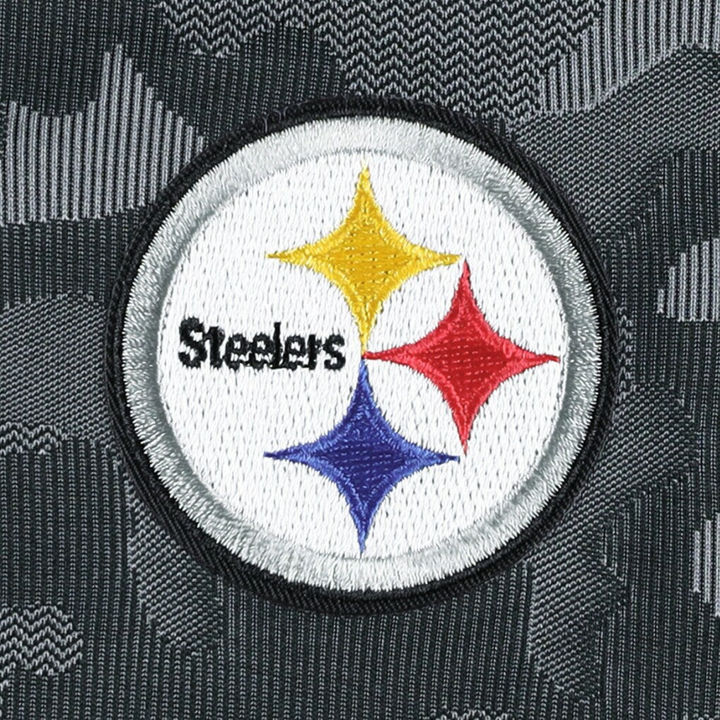 Pittsburgh Steelers Antigua Brigade Quarter-Zip Sweatshirt Black