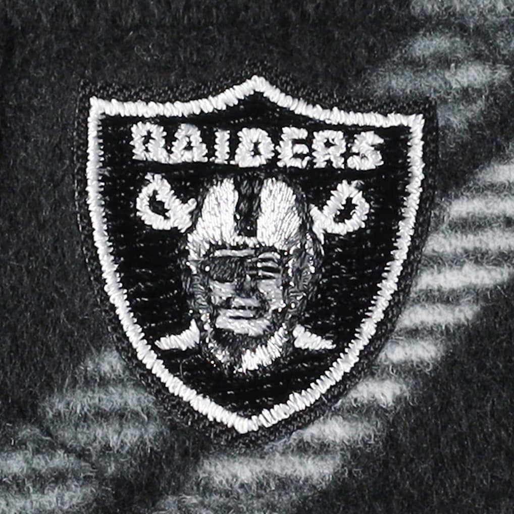 Las Vegas Raiders Antigua Industry Flannel Button-Up Shirt Jacket Black