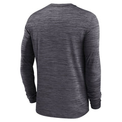 Las Vegas Raiders Sideline Team Velocity Performance Long Sleeve T-Shirt Black