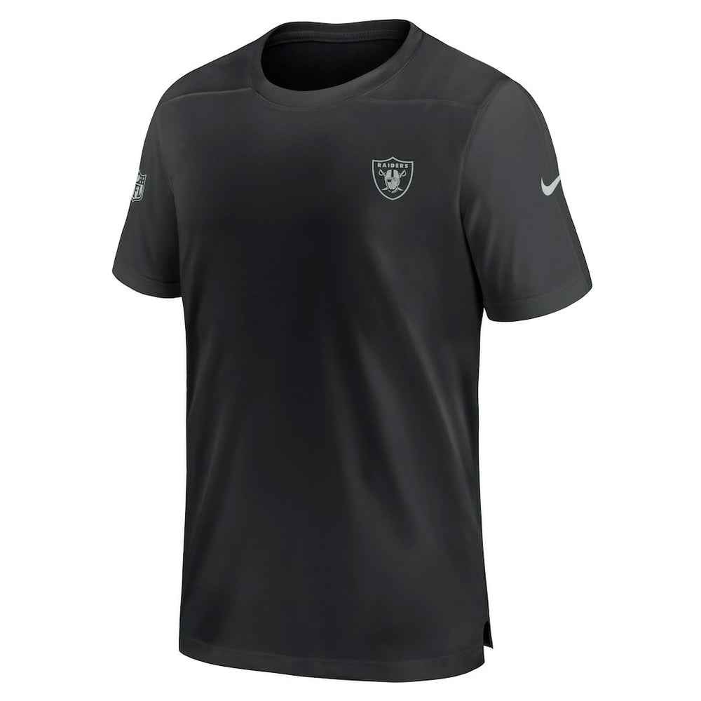 Las Vegas Raiders Sideline Coach Performance T-Shirt Black
