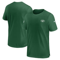 New York Jets Sideline Coach Performance T-Shirt Green