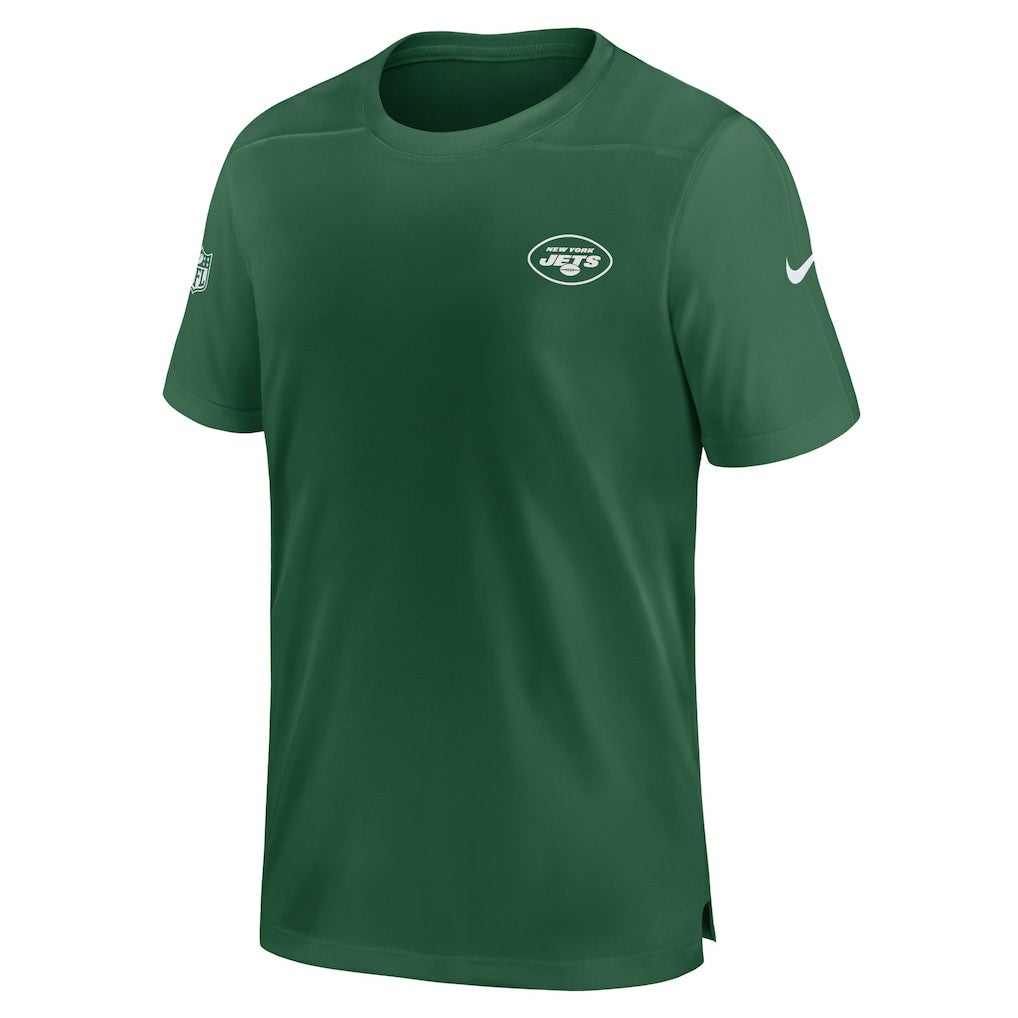 New York Jets Sideline Coach Performance T-Shirt Green