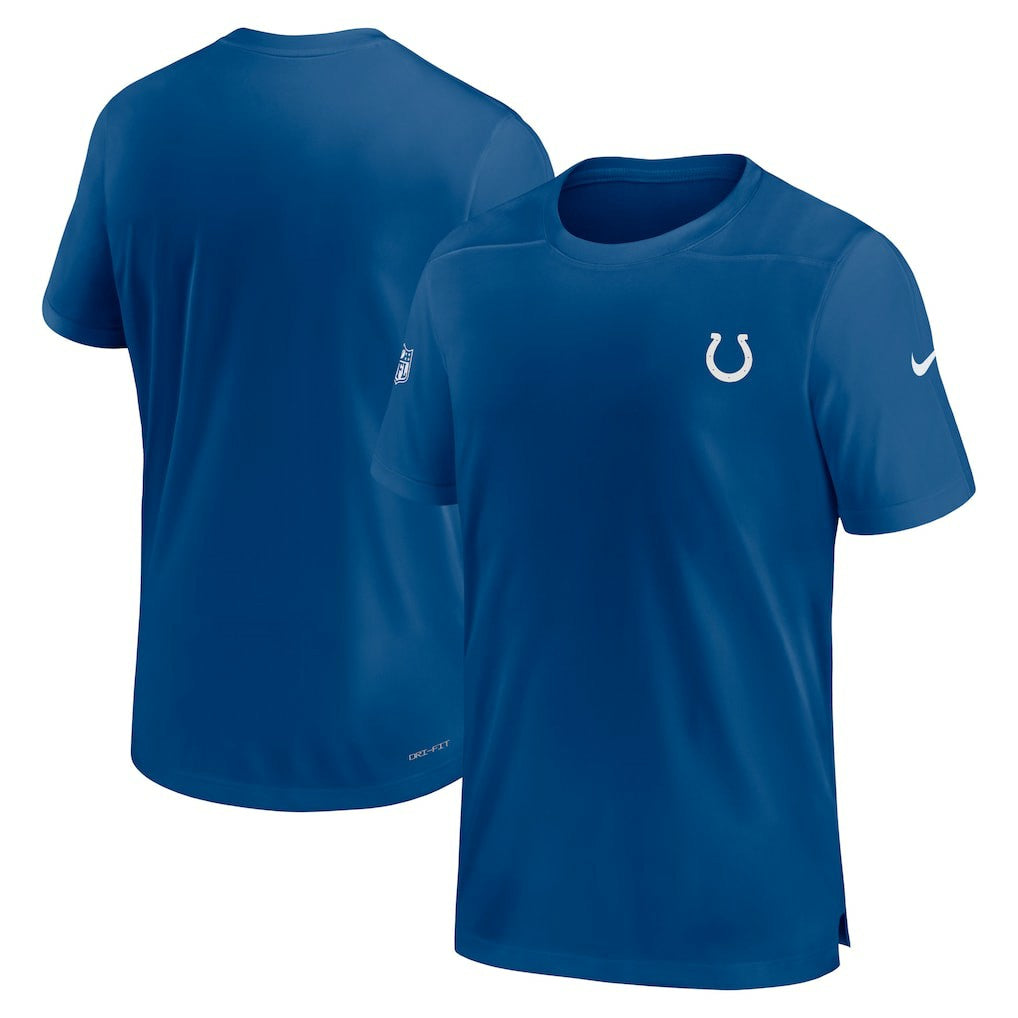 Indianapolis Colts Sideline Coach Performance T-Shirt Royal