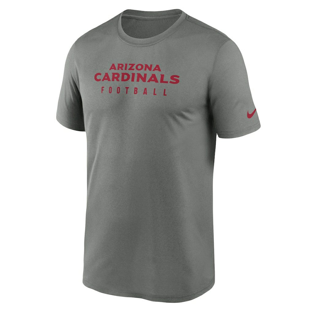 Arizona Cardinals Sideline Legend Performance T-Shirt Heather Gray
