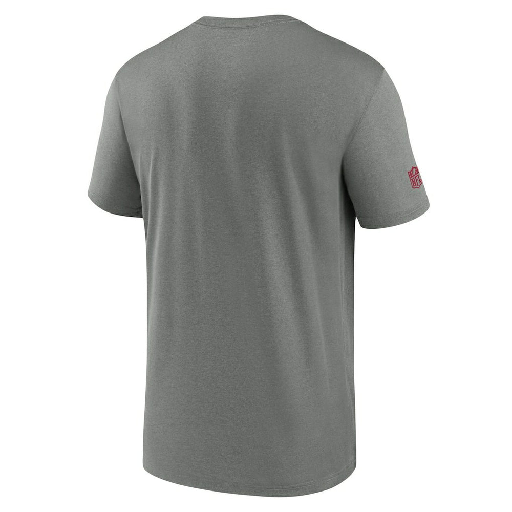 Arizona Cardinals Sideline Legend Performance T-Shirt Heather Gray