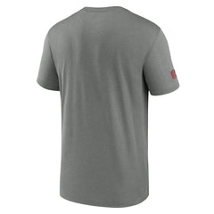 Arizona Cardinals Sideline Legend Performance T-Shirt Heather Gray