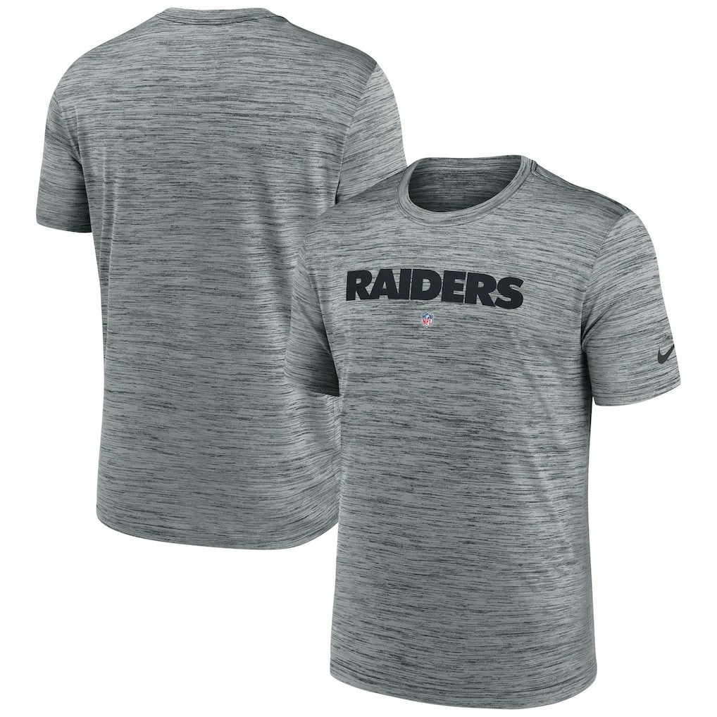 Las Vegas Raiders Velocity Performance T-Shirt Gray