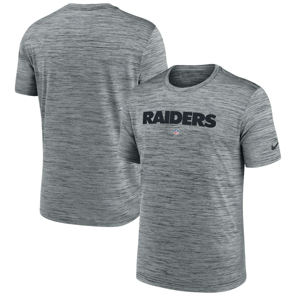 Las Vegas Raiders Velocity Performance T-Shirt Gray