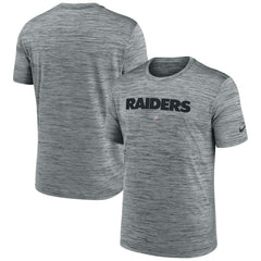 Las Vegas Raiders Velocity Performance T-Shirt Gray
