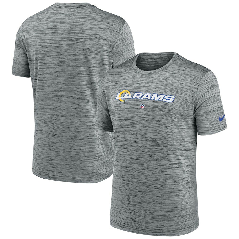 Los Angeles Rams Velocity Performance T-Shirt Gray