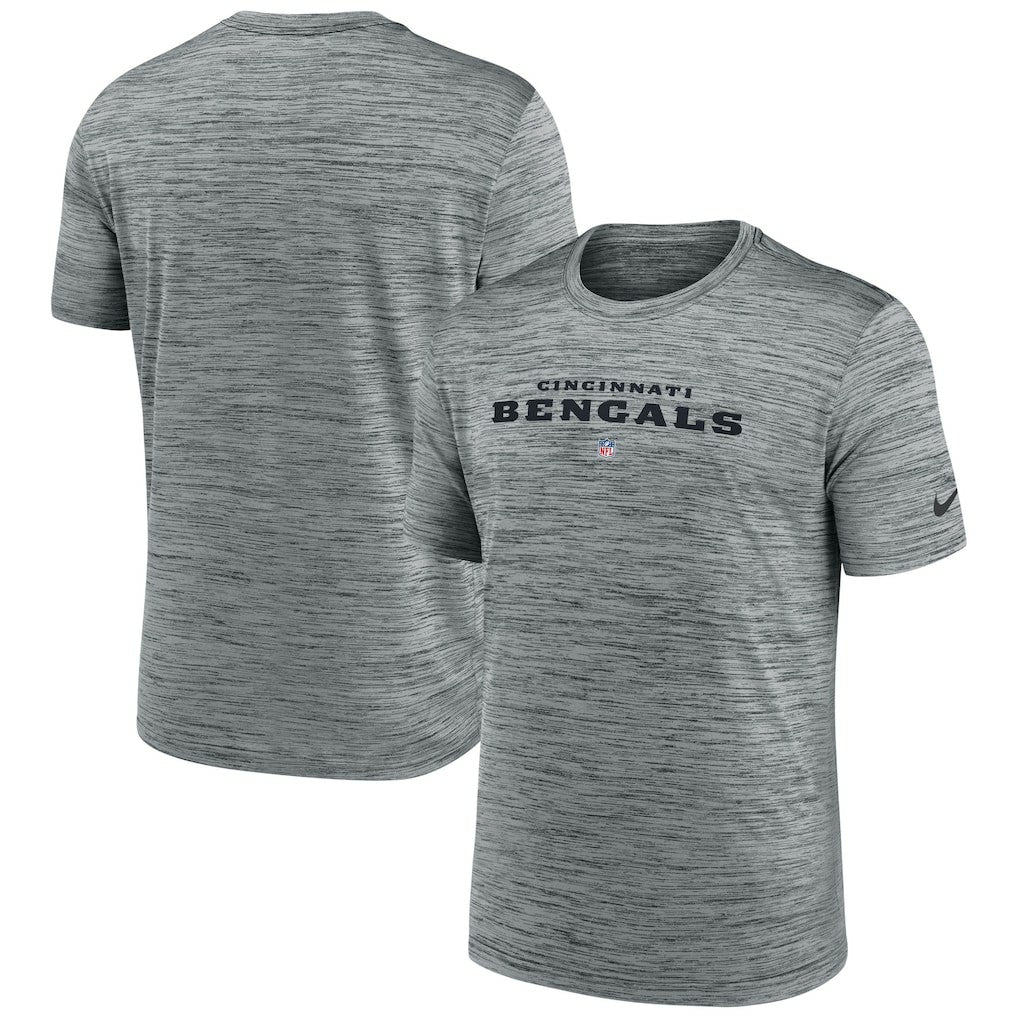 Cincinnati Bengals Velocity Performance T-Shirt Gray