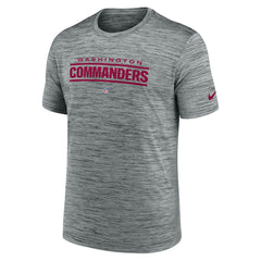 Washington Commanders Velocity Performance T-Shirt Gray