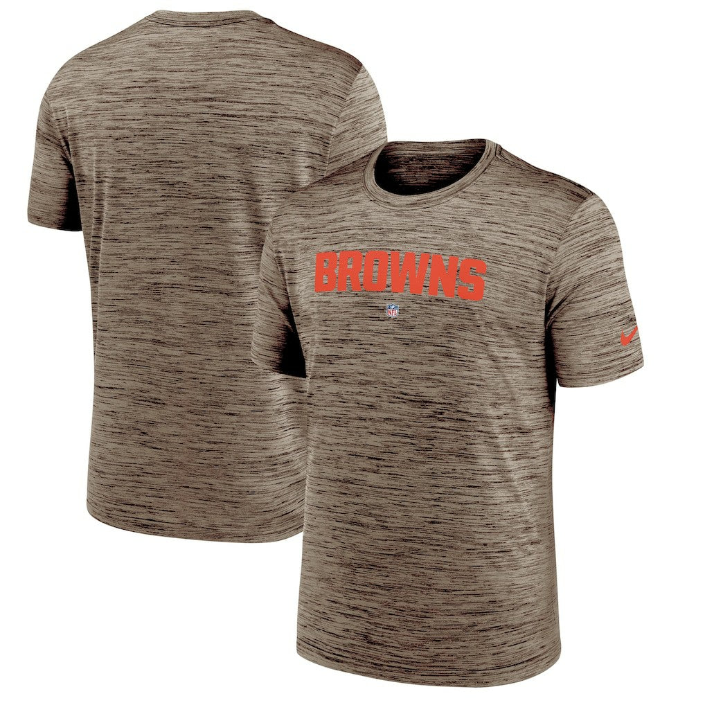 Cleveland Browns Velocity Performance T-Shirt Brown