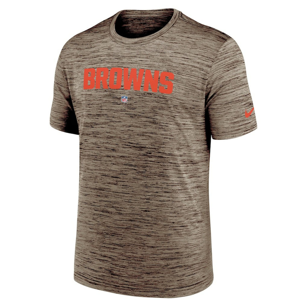 Cleveland Browns Velocity Performance T-Shirt Brown
