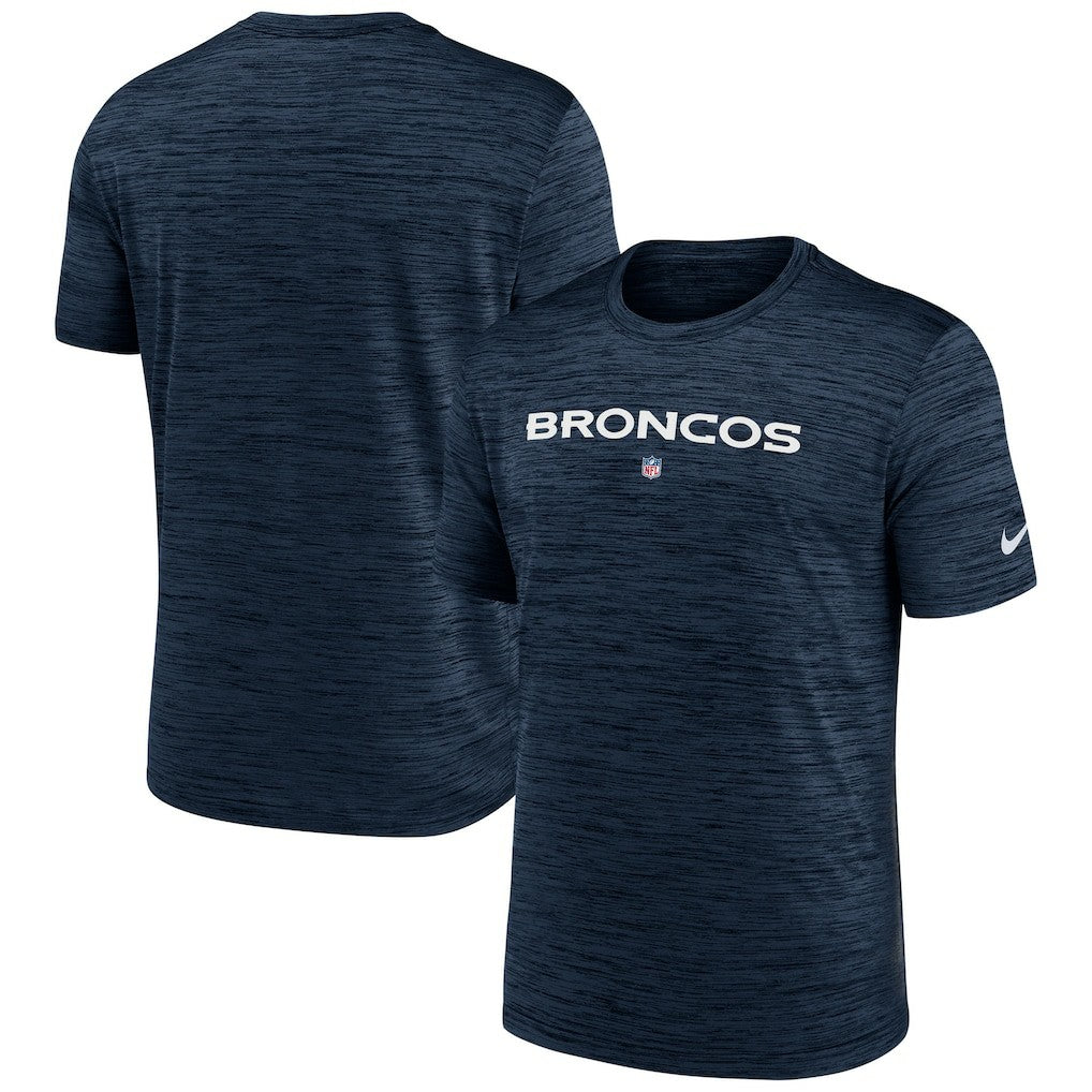 Denver Broncos Velocity Performance T-Shirt Navy