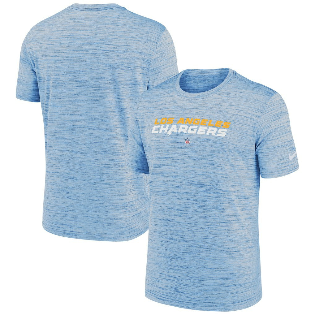 Los Angeles Chargers Velocity Performance T-Shirt Powder Blue