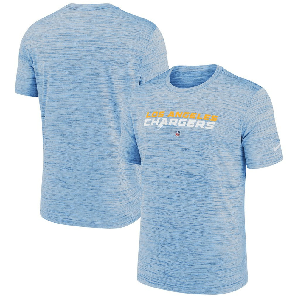 Los Angeles Chargers Velocity Performance T-Shirt Powder Blue