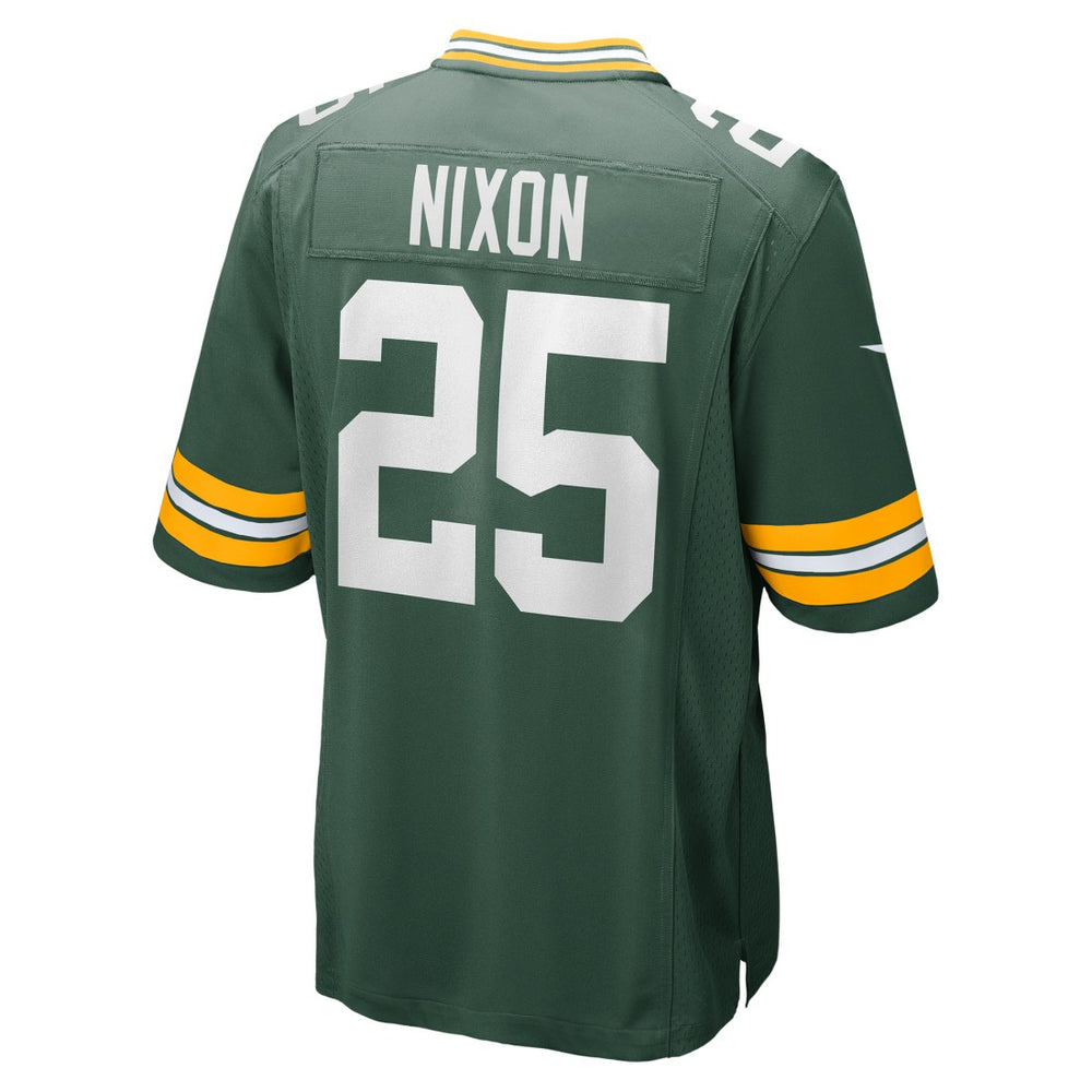Keisean Nixon Green Bay Packers Game Player Jersey Green