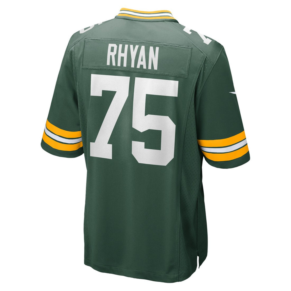 Sean Rhyan Green Bay Packers Game Player Jersey Green