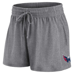 NHL Washington Capitals Fanatics Women's Script T-Shirt & Shorts Set - Red/Heather Gray