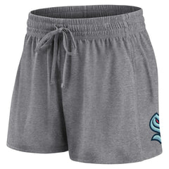 NHL Seattle Kraken Fanatics Women's Script T-Shirt & Shorts Set - Navy/Gray