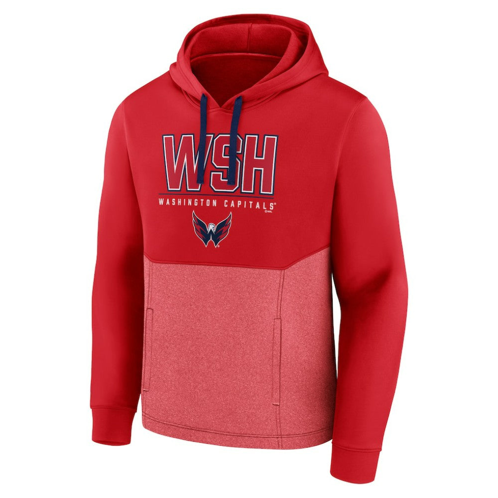 NHL Washington Capitals Fanatics Successful Tri-Blend Pullover Hoodie - Red