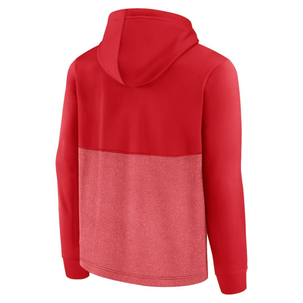 NHL Washington Capitals Fanatics Successful Tri-Blend Pullover Hoodie - Red