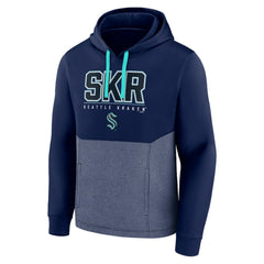NHL Seattle Kraken Fanatics Successful Tri-Blend Pullover Hoodie - Deep Sea Blue