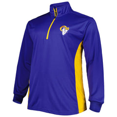 Los Angeles Rams Big & Tall Quarter-Zip Top Royal