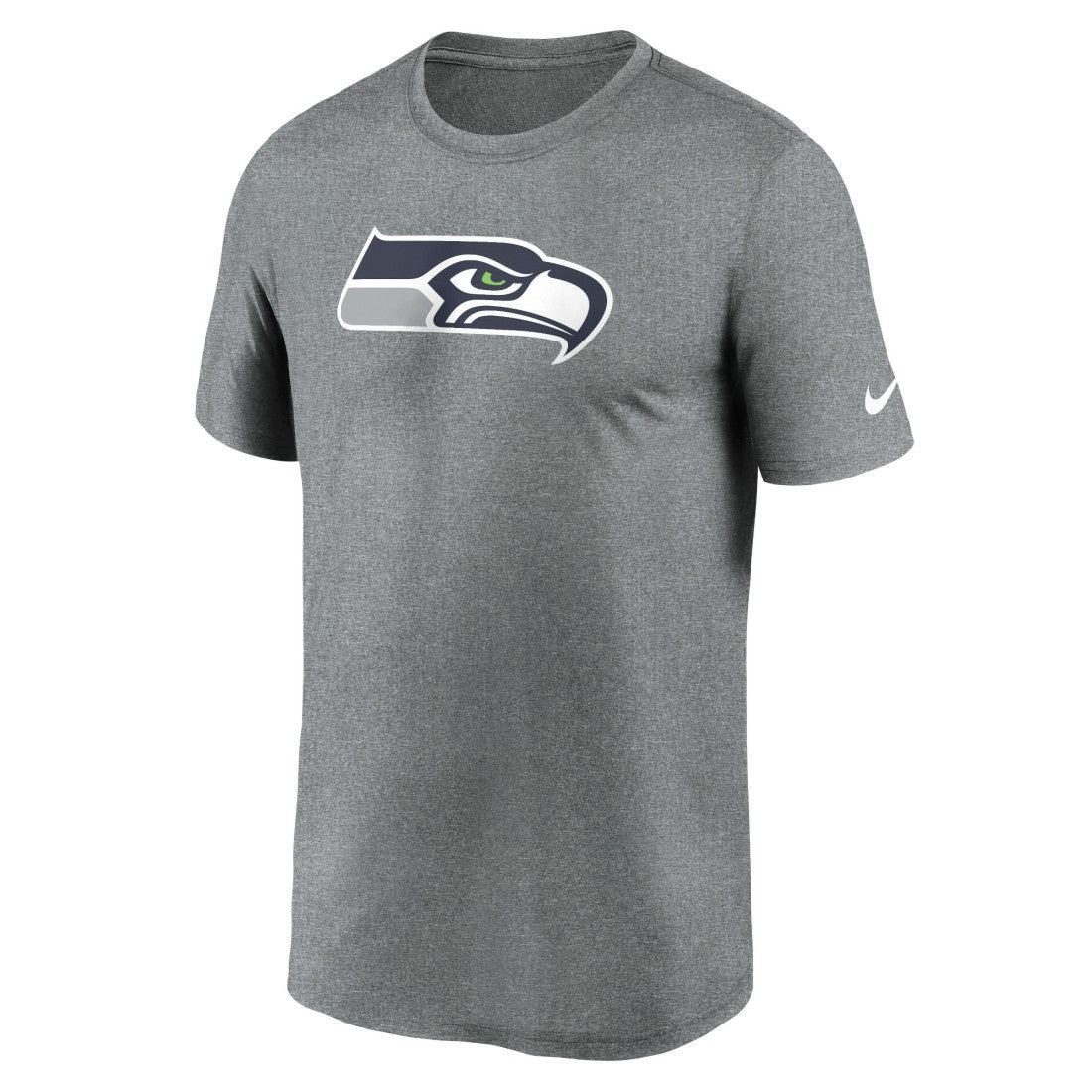 Seattle Seahawks Primetime Legend Logo Performance T-Shirt Heather Charcoal