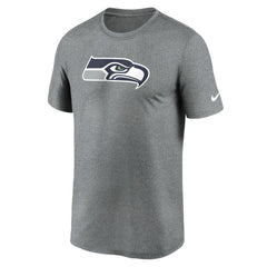 Seattle Seahawks Primetime Legend Logo Performance T-Shirt Heather Charcoal