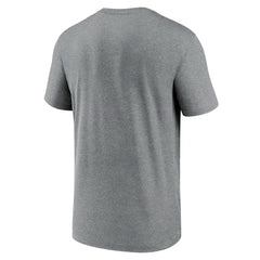 Las Vegas Raiders Primetime Legend Logo Performance T-Shirt Heather Charcoal