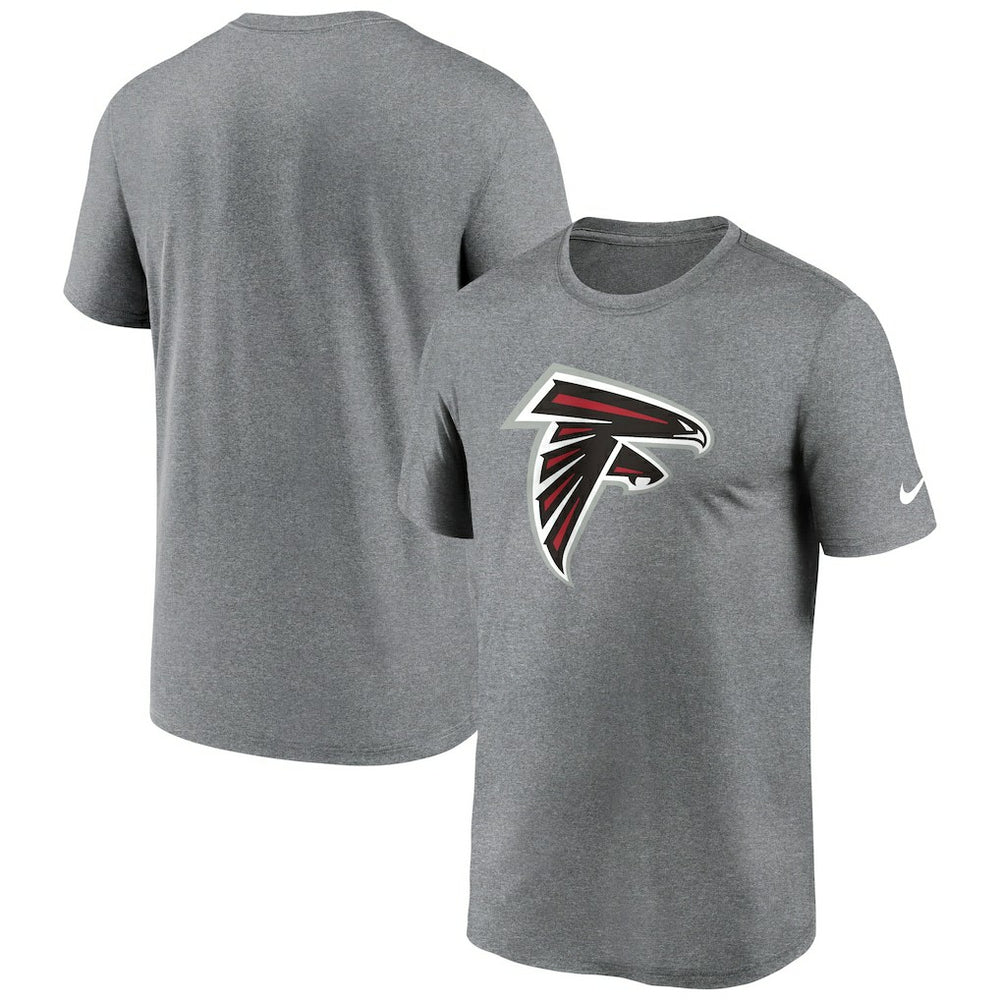 Atlanta Falcons Primetime Legend Logo Performance T-Shirt Heather Charcoal