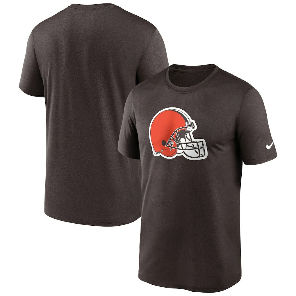 Cleveland Browns Primetime Legend Logo Performance T-Shirt Brown