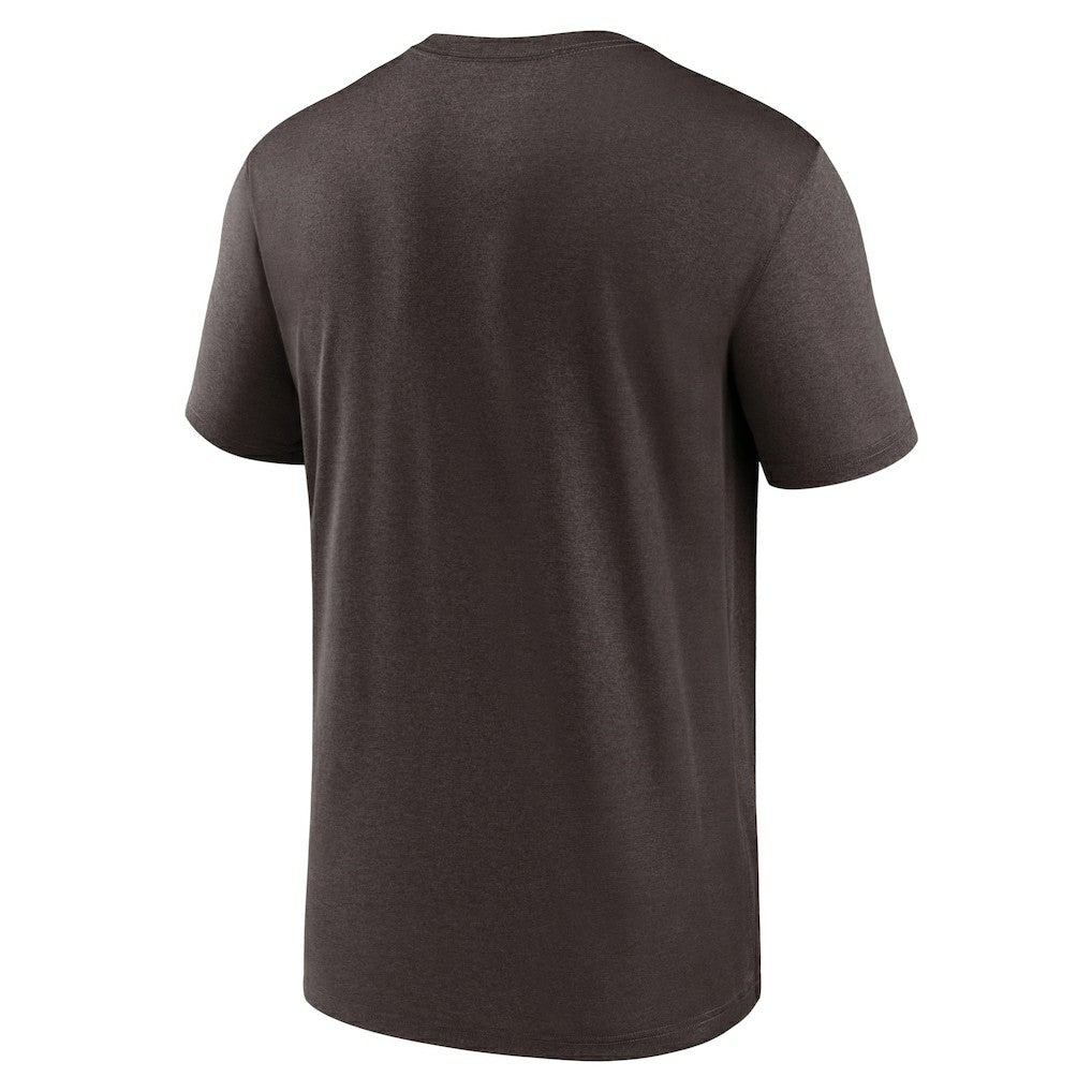 Cleveland Browns Primetime Legend Logo Performance T-Shirt Brown