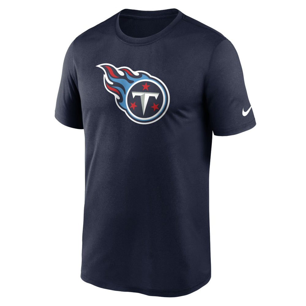 Tennessee Titans Primetime Legend Logo Performance T-Shirt Navy