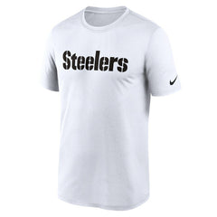 Pittsburgh Steelers Legend Wordmark Performance T-Shirt White