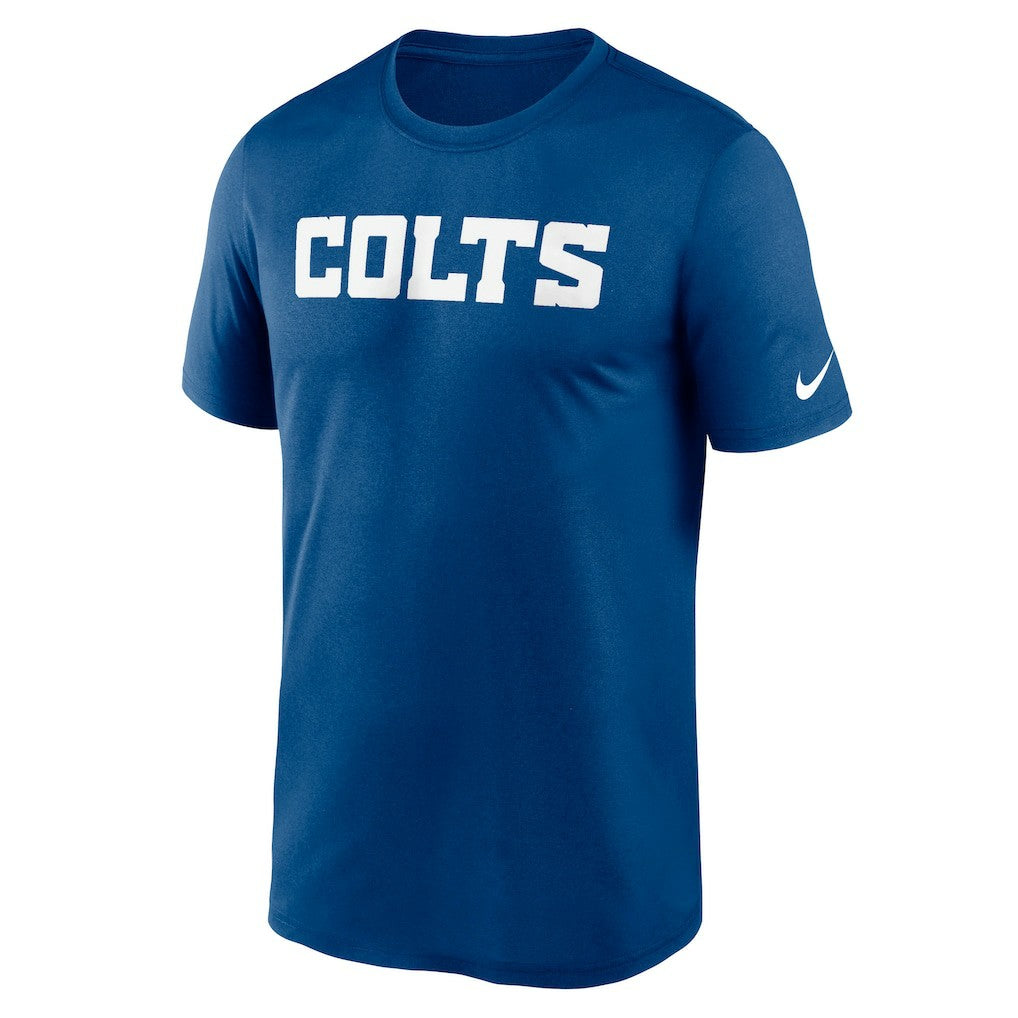 Indianapolis Colts Legend Wordmark Performance T-Shirt Royal