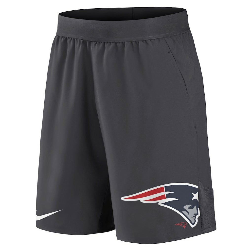 New England Patriots Stretch Performance Shorts Anthracite