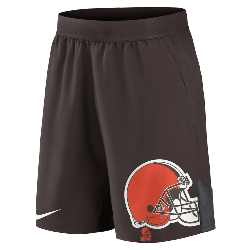 Cleveland Browns Stretch Performance Shorts Brown