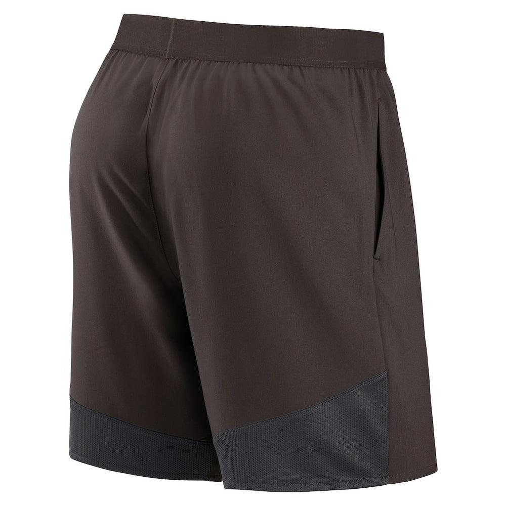 Cleveland Browns Stretch Performance Shorts Brown