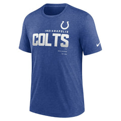Indianapolis Colts Team Tri-Blend T-Shirt Heather Royal